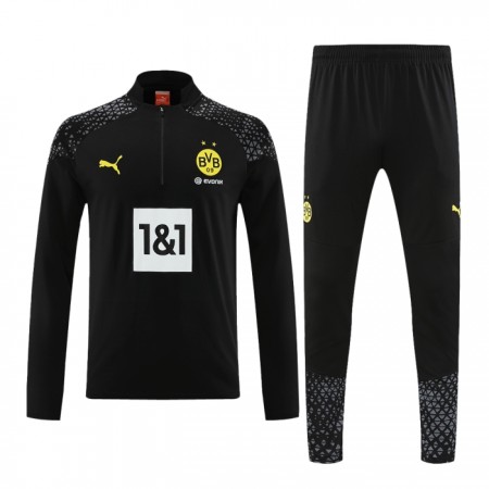 Borussia Dortmund Trainings Sweatshirt Kvarts-Dragkedja 2023-24 Svart Borussia Dortmund Trainings Sweatshirt Kvarts-Dragkedja 2023-24 Svart